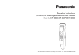 Panasonic ER-GB80 Používateľská príručka