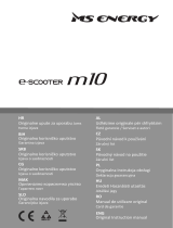 MS ENERGY E-SCOOTER Používateľská príručka