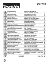 Makita DMP181 Používateľská príručka