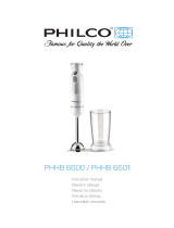 Philco PHHB 6600 Používateľská príručka