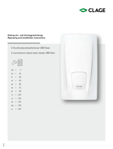 clage E-Convenience Instant Water Heater Používateľská príručka