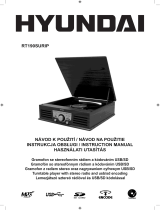 Hyundai Turntable player Používateľská príručka