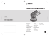 Bosch GEX 12V-125 Professional Používateľská príručka