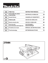 Makita 2704N Používateľská príručka