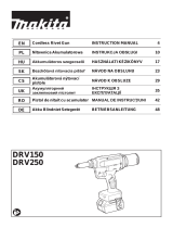 Makita DRV150 Používateľská príručka