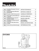 Makita DVC665 Používateľská príručka