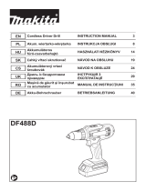 Makita DF488D Používateľská príručka