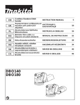 Makita DBO140 Používateľská príručka