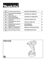 Makita TD111D Cordless Impact Driver Používateľská príručka