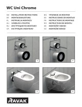 RAVAK X01516 WC Uni Chrome RimOff Toilet Používateľská príručka