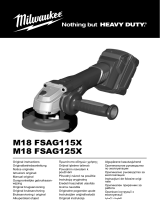 Milwaukee M18 FSAG115X Používateľská príručka