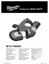 Milwaukee M18FBS85 Používateľská príručka