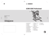 Bosch GCM 8 SDE Používateľská príručka