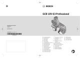 Bosch GCB18V-63 Professional Používateľská príručka