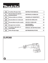 Makita DJR360 Používateľská príručka