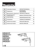 Makita HR2631FT Combination Hammer Používateľská príručka