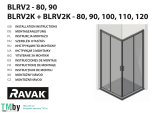 RAVAK BLRV2K-120 Používateľská príručka