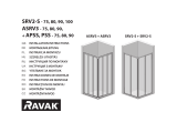 RAVAK SRV2-S, ASRV3, APSS Shower Enclosure Používateľská príručka