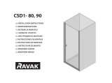 RAVAK CHROME CSD1-80 Používateľská príručka