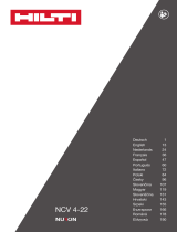 Hilti NURON NCV 4-22 Používateľská príručka