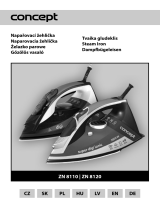 Concept ZN-8110 Steam iron 2200 W SUPER digi IONIC Používateľská príručka