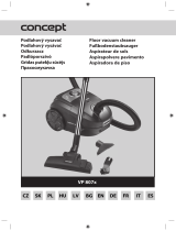 Concept VP807x Floor vacuum cleaner Používateľská príručka