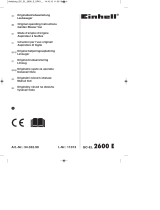 EINHELL GC-EL 2600 E Používateľská príručka