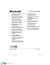 EINHELL TE-CI 18 Li BL-Solo Používateľská príručka