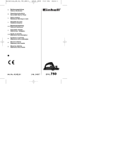 EINHELL BT-PL 750 Používateľská príručka