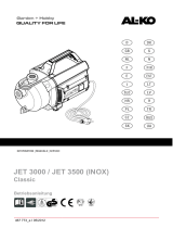 AL-KO JET 3500 Classic Water Pump Používateľská príručka