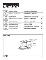 Makita M9203 Používateľská príručka