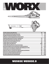 Worx WG583E, WG583E.9 Cordless Blower, Vacuum, Mulcher Používateľská príručka