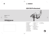 Bosch GSH 500 Používateľská príručka