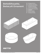 BETTE Loft Ornament Freestanding Rectangular Bath Používateľská príručka