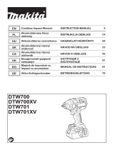 Makita DTW701Z Používateľská príručka