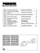 Makita DGA411 Používateľská príručka