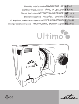 eta Ultimo 0093 90050 Používateľská príručka