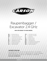 Carson Raupenbagger Excavator 2.4 GHz Používateľská príručka