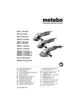 Metabo W Series Používateľská príručka