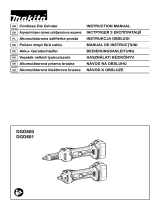 Makita DGD801 Používateľská príručka