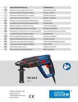 G de Gude 58115 Hammer Drill Používateľská príručka