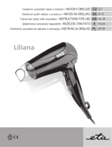 eta 3320 Liliana Travel Hair Dryer Používateľská príručka