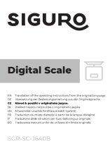 SIGURO SCR-SC-J640B Používateľská príručka
