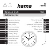 Hama Mini Bathroom Clock Používateľská príručka