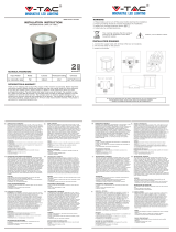 V TAC V-TAC VT-7681 12W LED COB Underground Light Používateľská príručka