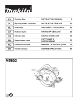 Makita M5802 Používateľská príručka