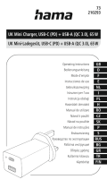 Hama USB-C UK Fast Charger Používateľská príručka