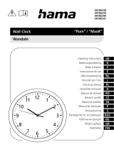 Hama “Pure” / “MaxR” Wall Clock Používateľská príručka