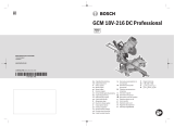 Bosch GCM 18V-216 DC Professional Používateľská príručka