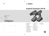 Bosch EasyDrill EasyImpact 18V-40 Používateľská príručka